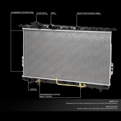 01-06 Kia Optima Magentis 99-05 Hyundai Sonata Aluminum Radiator - 2339
