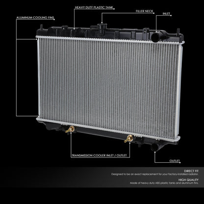 99-02 Infiniti G20 2.0L L4 AT Aluminum Radiator - 2413