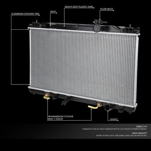 02-06 Toyota Camry 04-08 Solara L4 AT Aluminum Radiator - 2436