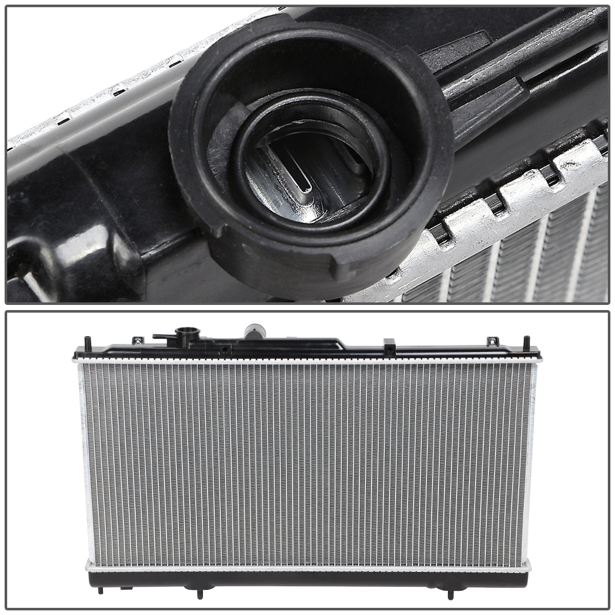 01-05 Sebring Stratus Eclipse 2.4L 2.7L AT Aluminum Radiator - 2438