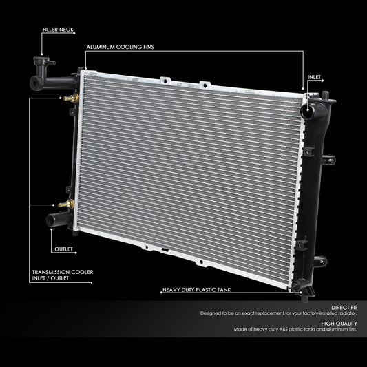 02-05 Kia Sedona 3.5L V6 AT Aluminum Radiator - 2442