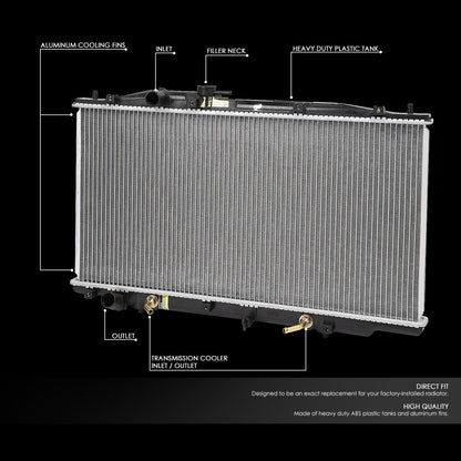 05-07 Honda Accord V6 Hybrid Aluminum Radiator - 2571