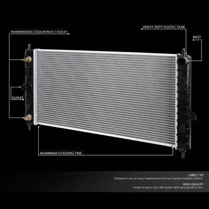 05-10 Chevy Cobalt 07-10 Pontiac G5 AT 2.2L 2.4L AT Aluminum Radiator - 2608