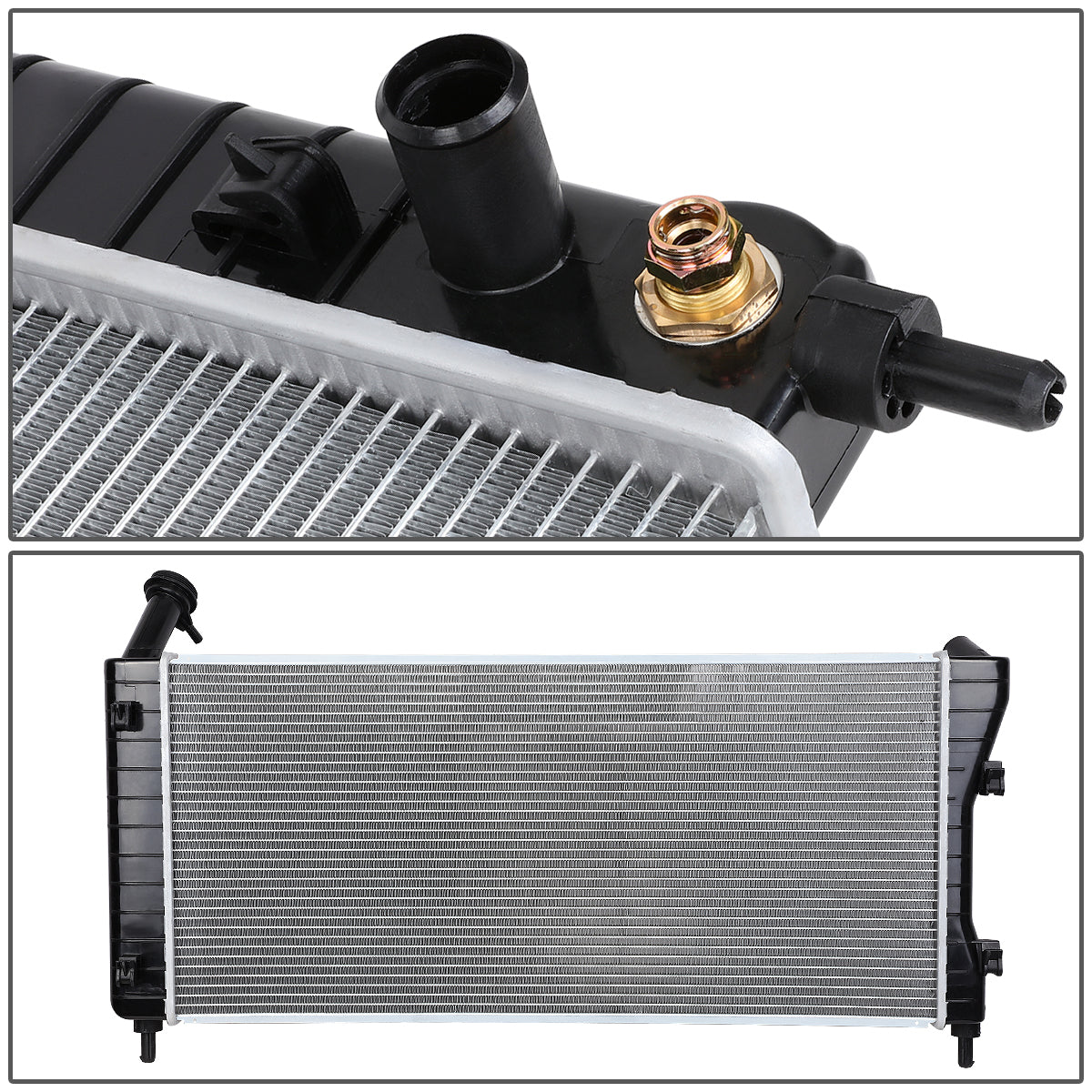 04-08 Pontiac Grand Prix 3.8L 04-05 Chevy Impala 3.4L AT Aluminum Radiator - 2710