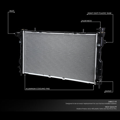 05-07 Chrysler Town & Country Dodge Grand Caravan 3.3L 3.8L AT Aluminum Radiator - 2795