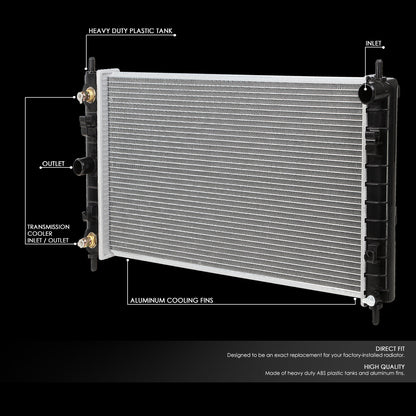 06-10 Pontiac G6 08-12 Chevy Malibu 2.4L 3.5L 3.6L Aluminum Radiator - 2864