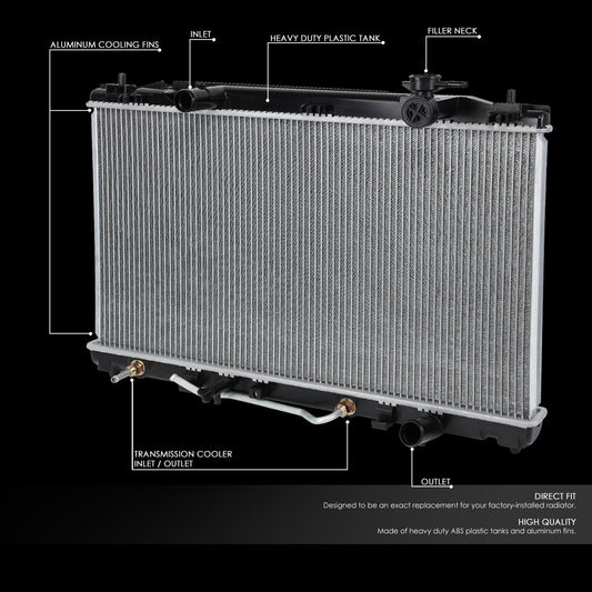 07-11 Toyota Camry 2.4L 2.5L AT Aluminum Radiator - 2917