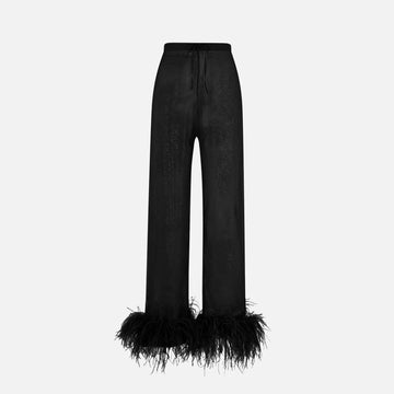 Oseree Plumage Pants - Black