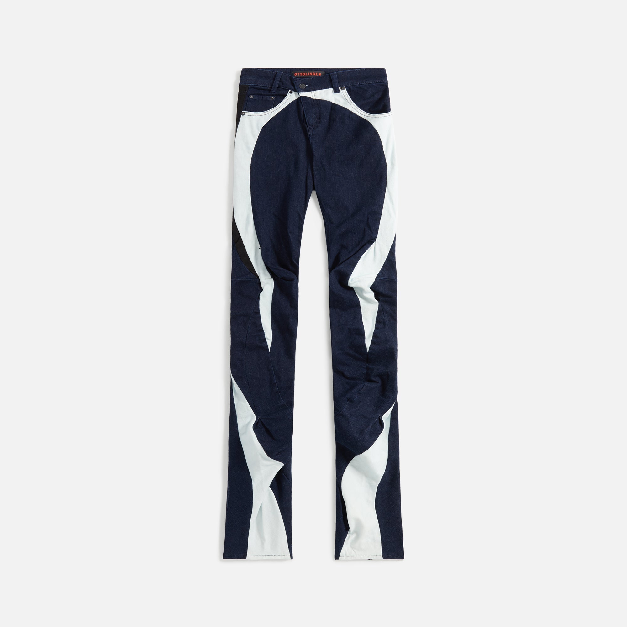 Ottolinger Drape Triple Denim Pants - Multi