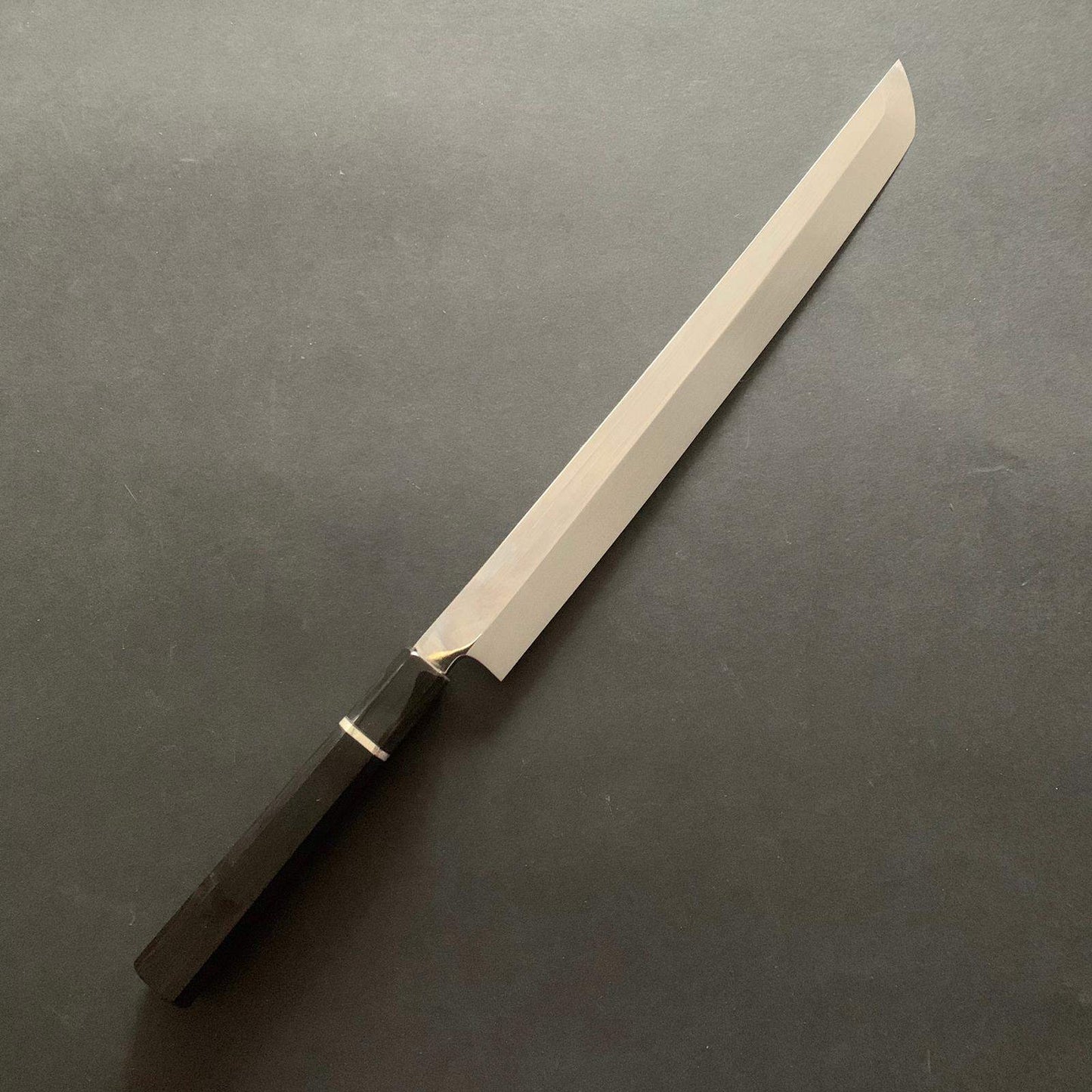 Sakimaru knife, Shirogami 2 Honyaki, mirror finish  - Togashi Kenji