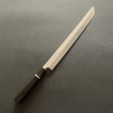 Sakimaru knife, Shirogami 2 Honyaki, mirror finish  - Togashi Kenji
