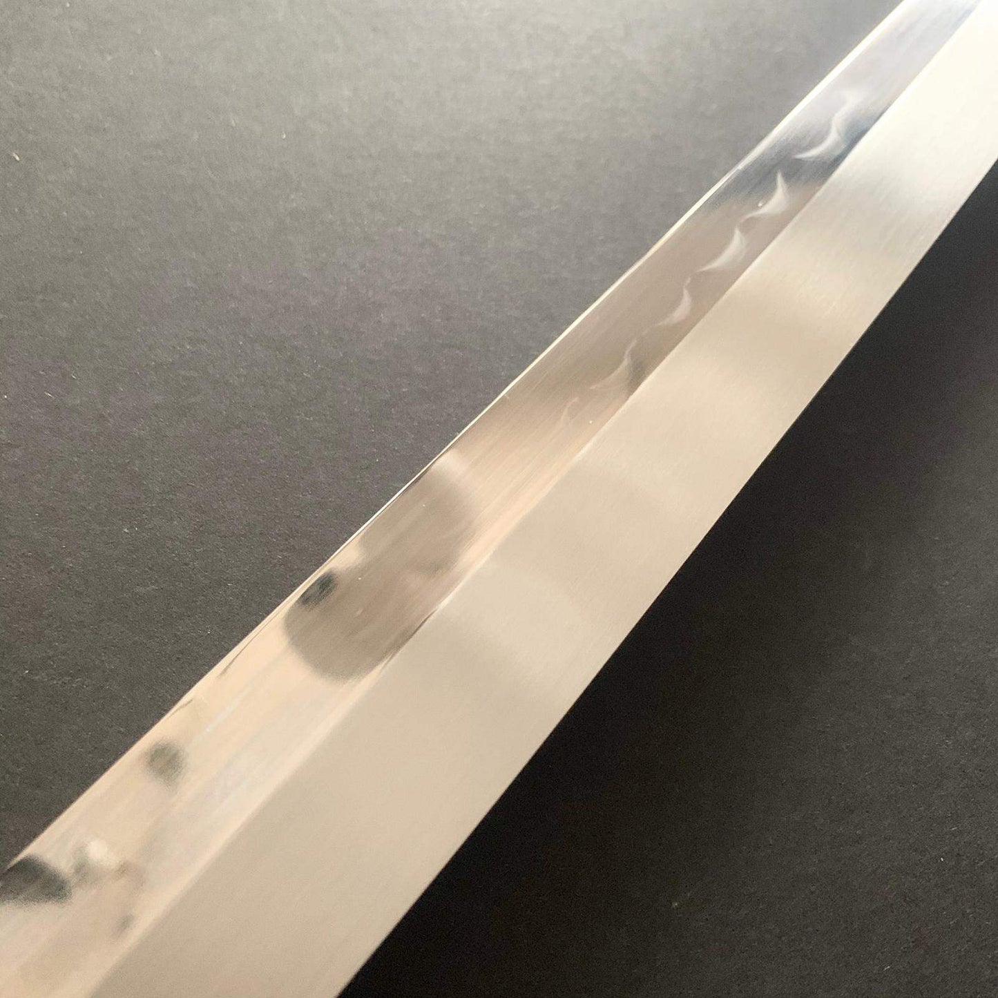 Sakimaru knife, Shirogami 2 Honyaki, mirror finish  - Togashi Kenji