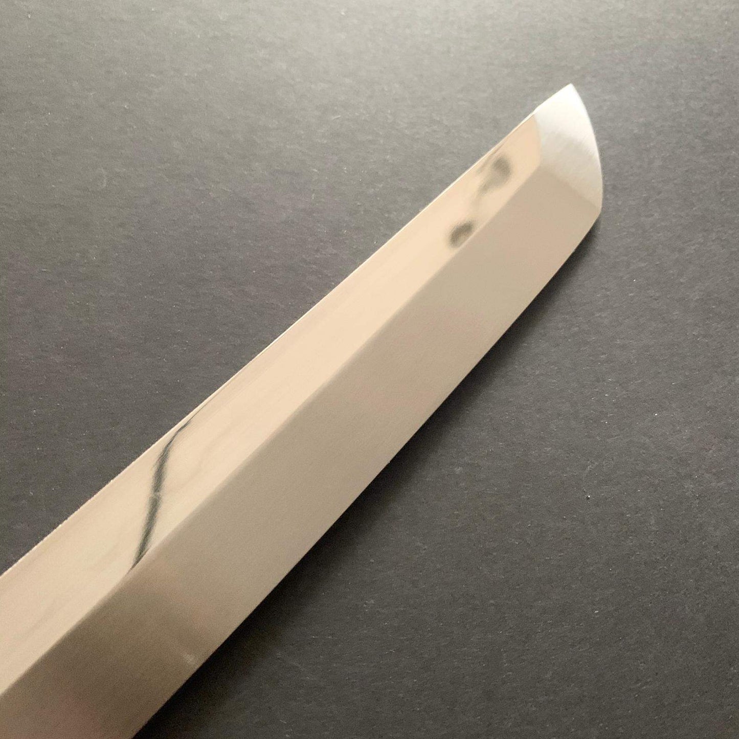 Sakimaru knife, Shirogami 2 Honyaki, mirror finish  - Togashi Kenji