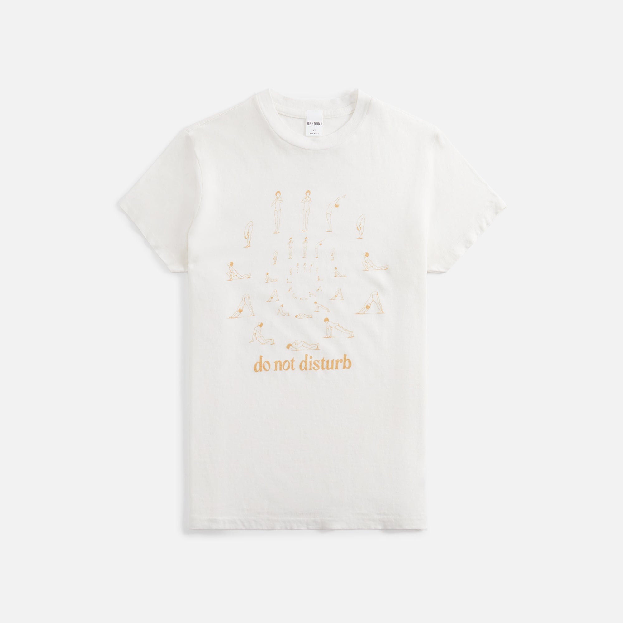 ReDone Do Not Disturb Tee - Vintage White