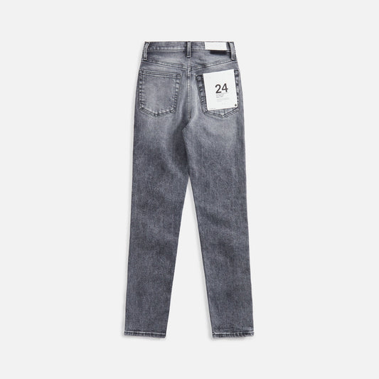 ReDone 90's High Rise Ankle Crop - Silver Fade