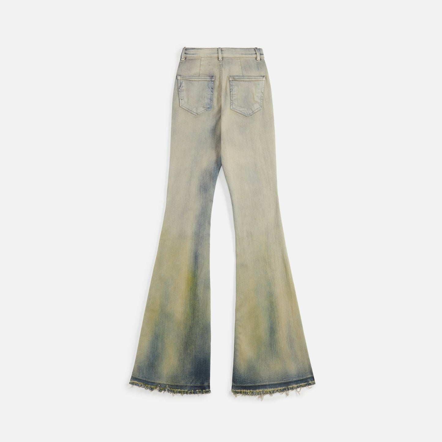 Rick Owens Bolan Bootcut Denim - Pearl / Acid Degrade
