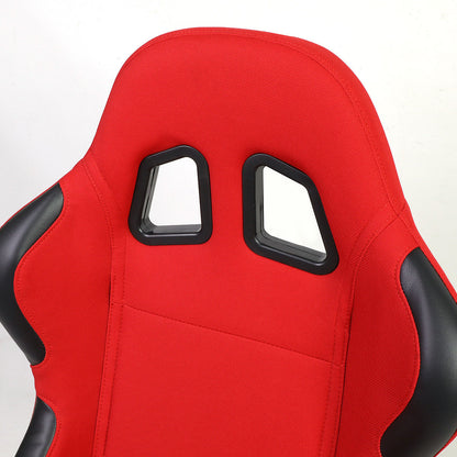 Racing Seats - Reclinable - Woven Fabric - Type-R - Pair