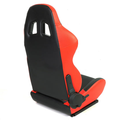 Racing Seats - Reclinable - Type-R - PVC Leather - Pair