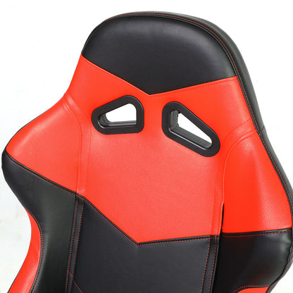 Racing Seats - Reclinable - Arrow Design - PVC Leather - Pair