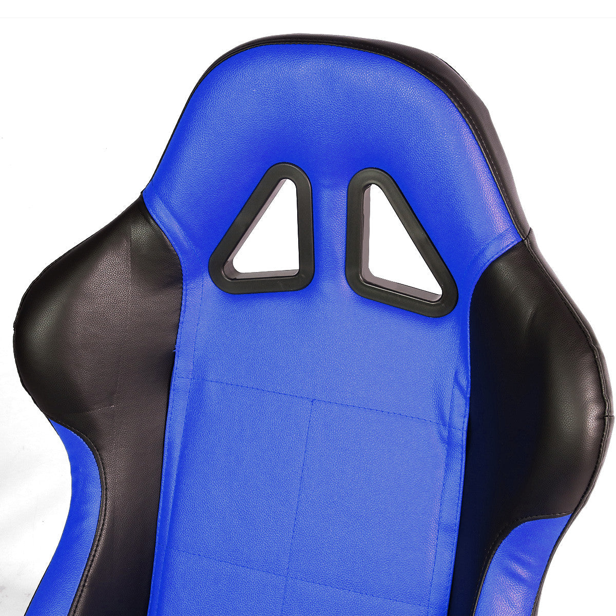 Racing Seats - Reclinable - Square Stitch - PVC Leather - Pair