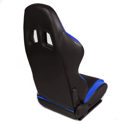Racing Seats - Reclinable - PVC Leather - Type-R - Pair
