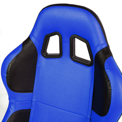 Racing Seats - Reclinable - PVC Leather - Type-R - Pair