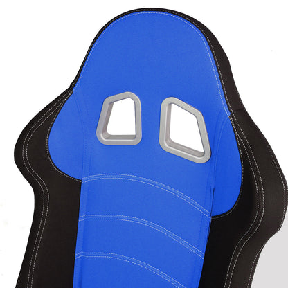 Racing Seats - Reclinable - Woven Fabric - Type-R - Pair