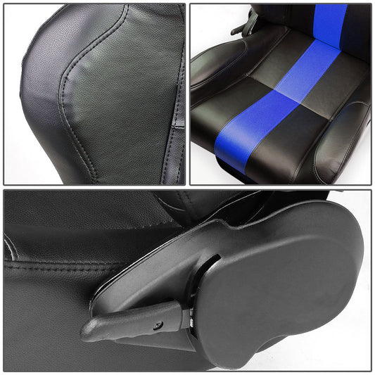 Racing Seats - Reclinable Leather - Type-R - Pair