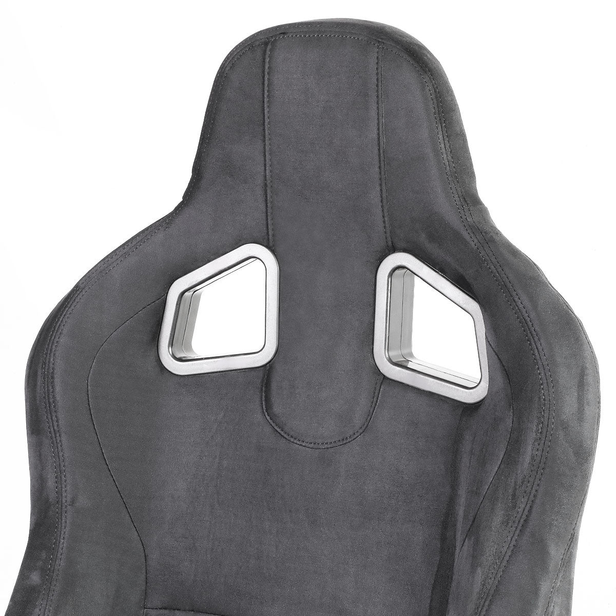 Racing Seats - Reclinable - Type-R Style - Faux Suede - Pair