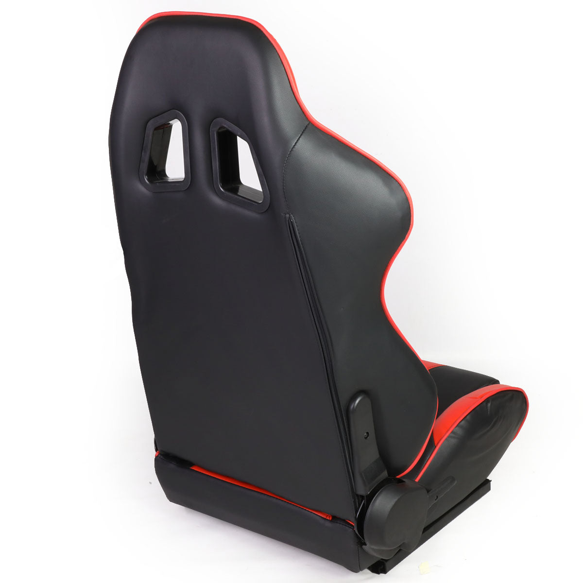 Racing Seats - Reclinable - Triangle Pattern - PVC Leather - Pair