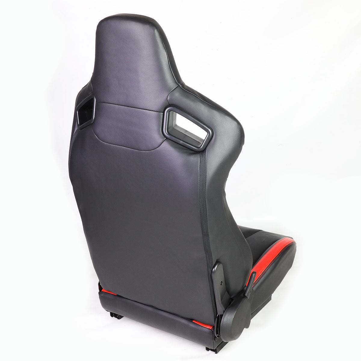 Racing Seats - Reclinable - Horizontal Stitch - PVC Leather - Pair