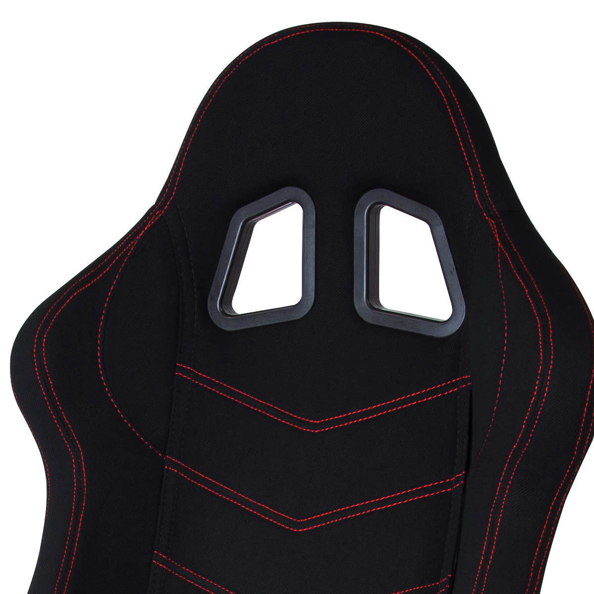 Left / Driver Side Reclinable Woven Upholstery Cloth Racing Seat w/Universal Slider