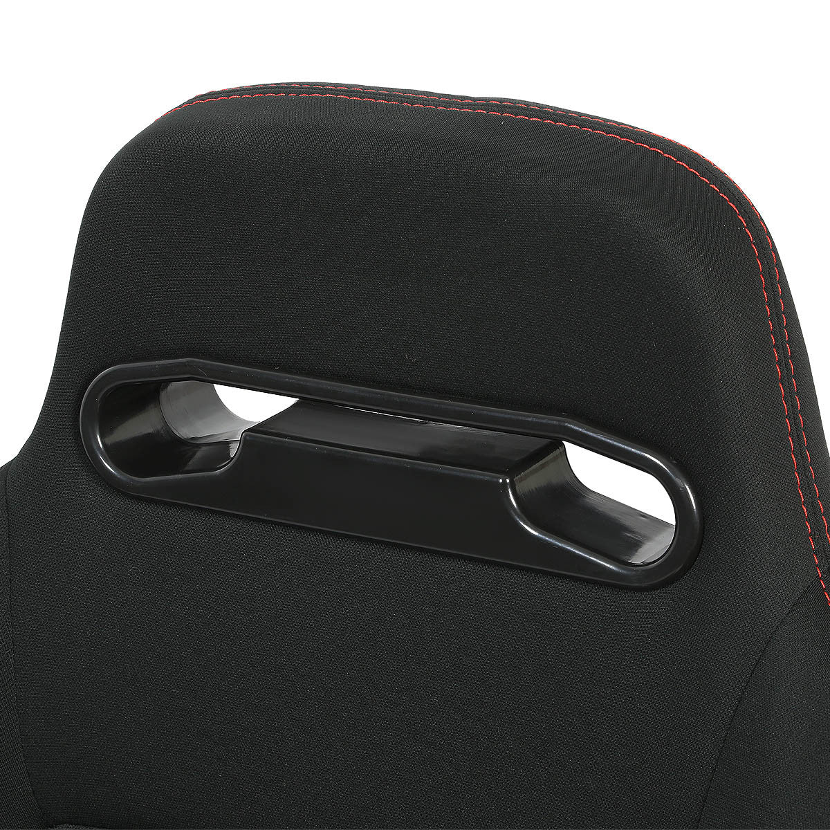 Left / Driver Side Type-R Reclinable Woven Upholstery Cloth Racing Seat w/Universal Slider