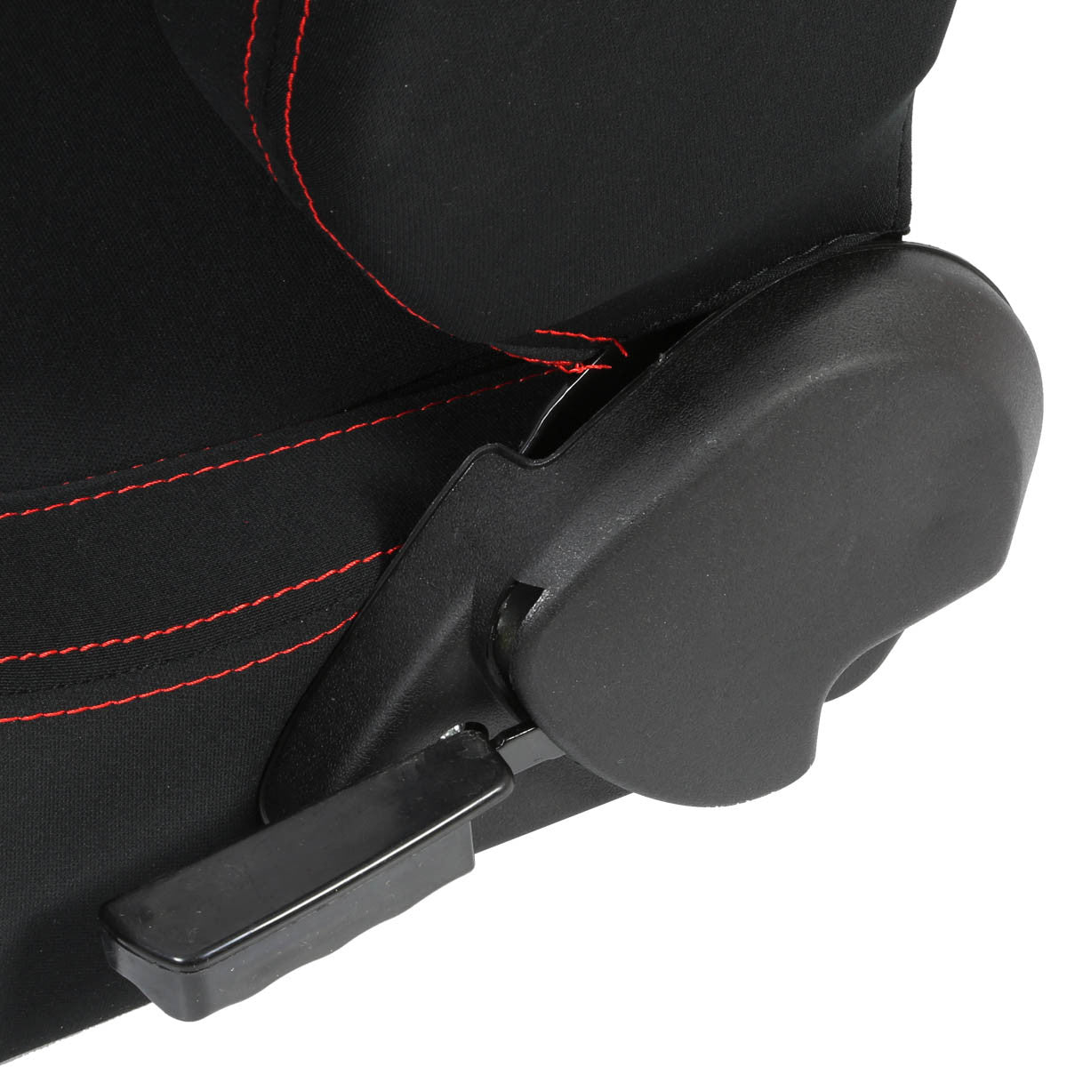 Left / Driver Side Type-R Reclinable Woven Upholstery Cloth Racing Seat w/Universal Slider