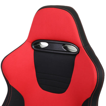 Left / Driver Side Reclinable Woven Fabric Racing Seat w/Slider - XL09