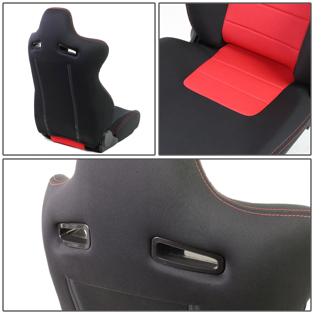 Left / Driver Side Reclinable Woven Fabric Racing Seat w/Slider - XL10