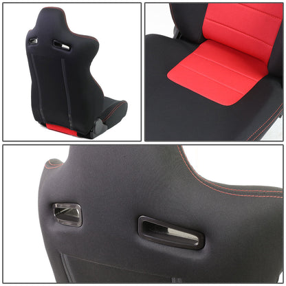 Left / Driver Side Reclinable Woven Fabric Racing Seat w/Slider - XL10