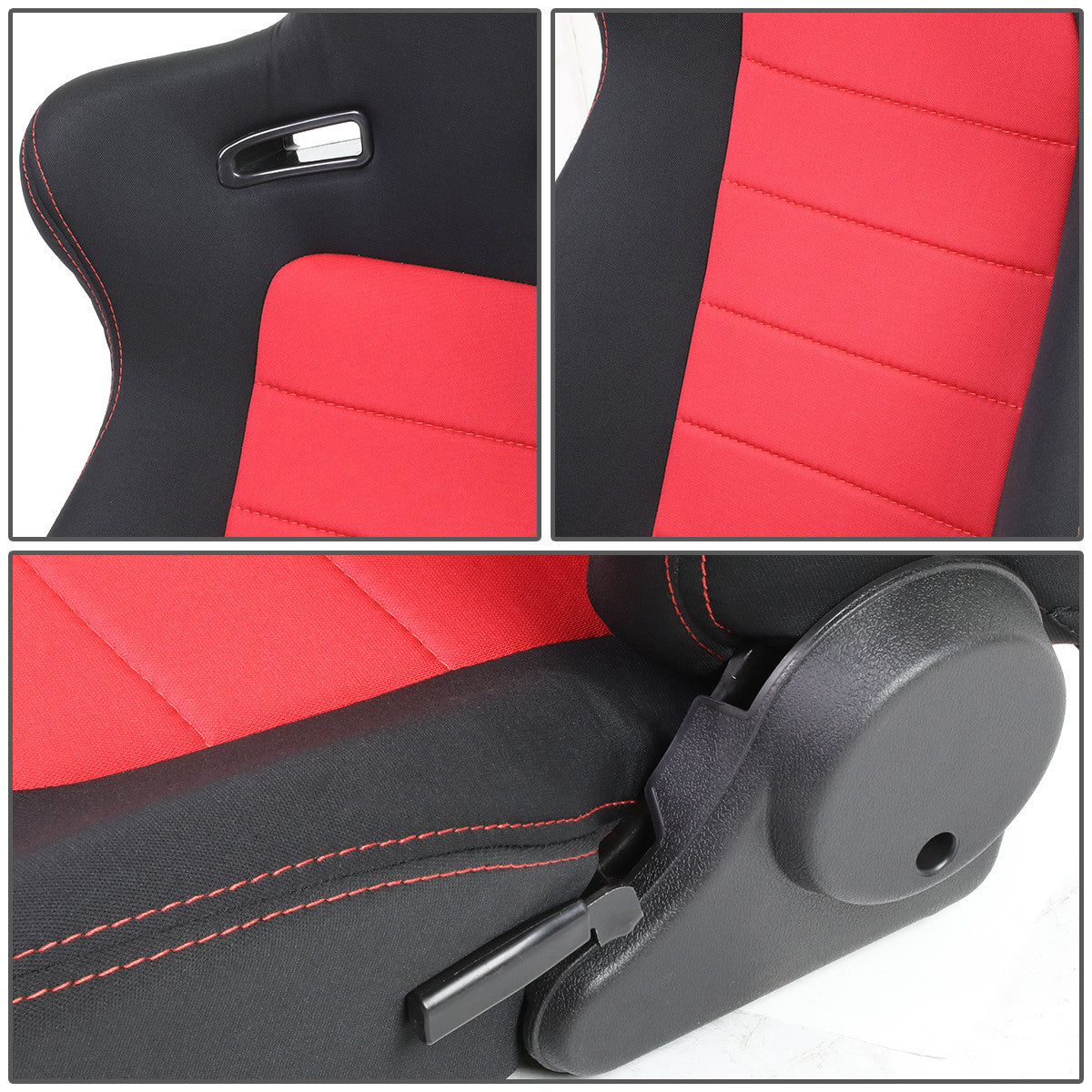 Left / Driver Side Reclinable Woven Fabric Racing Seat w/Slider - XL10