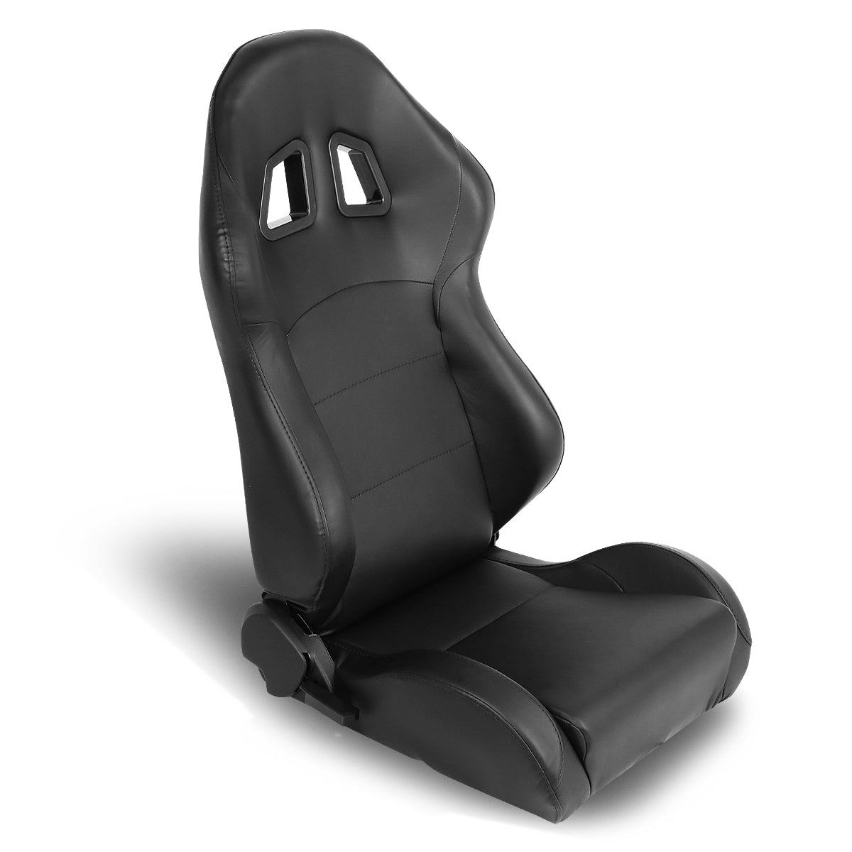 Left / Driver Side Reclinable PVC Leather Racing Seat