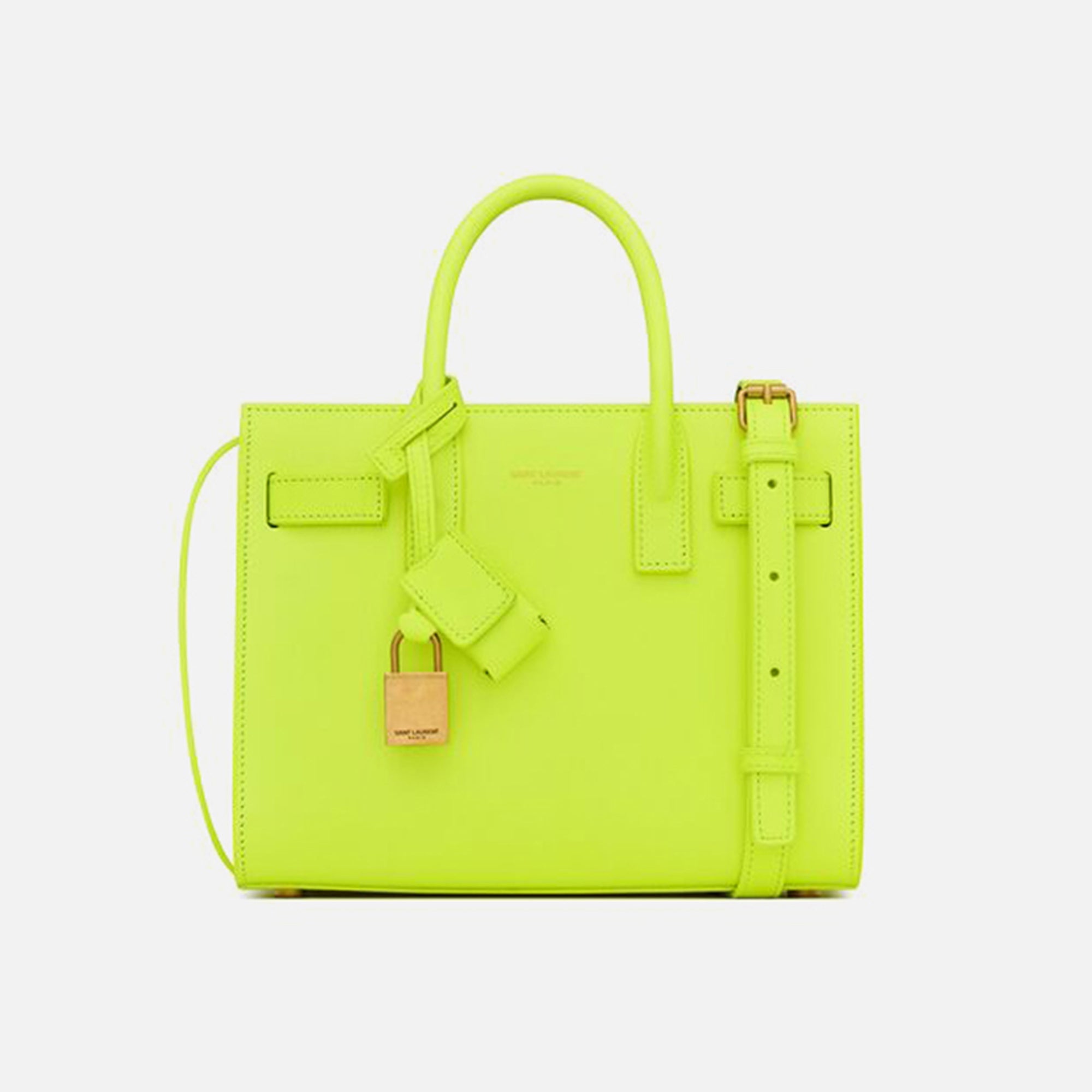 Saint Laurent YSL SDJ Nano Bag - Safety Yellow