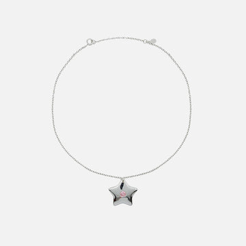 Sandy Liang Sparkles 2.0 Necklace - Silver