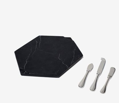 Marble Cheese Board Set