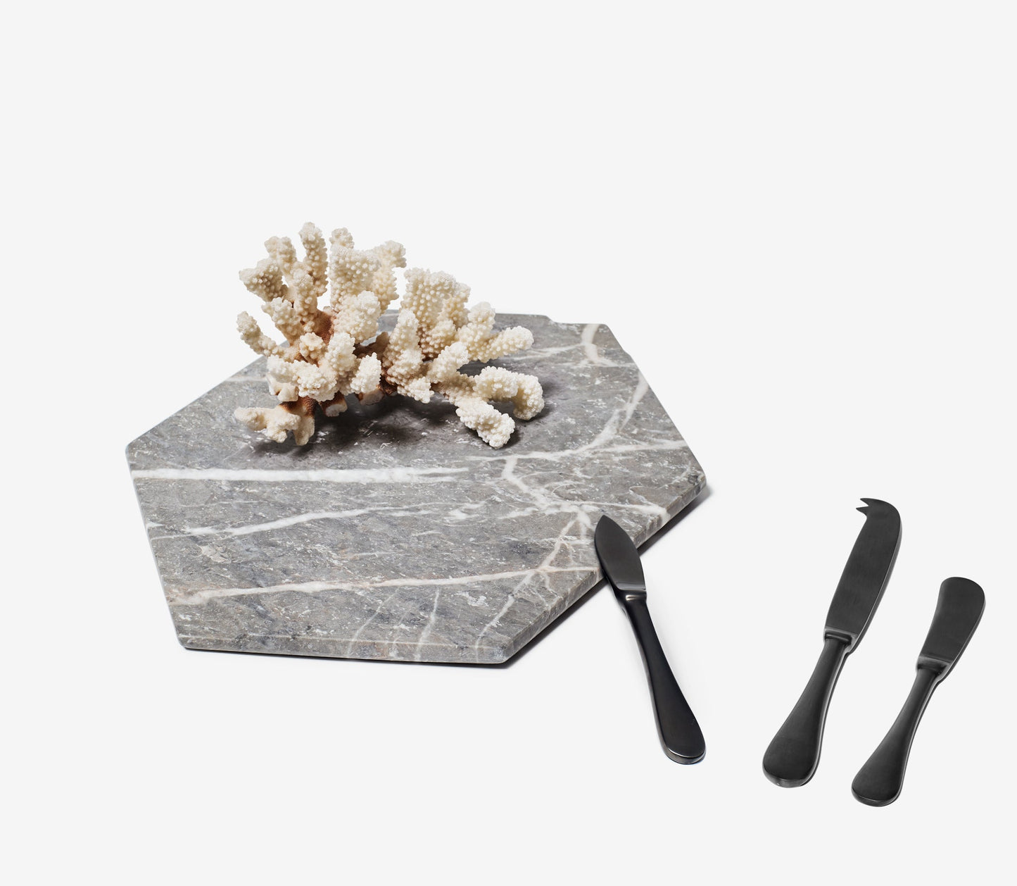 Marble Cheese Board Set