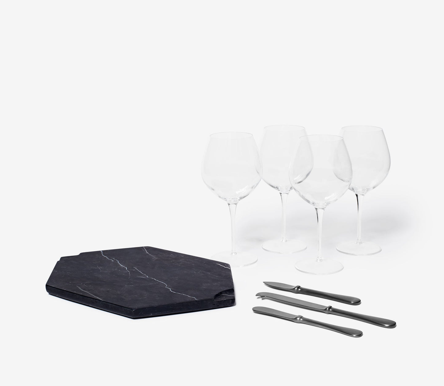 Marble Wine & Cheese Set