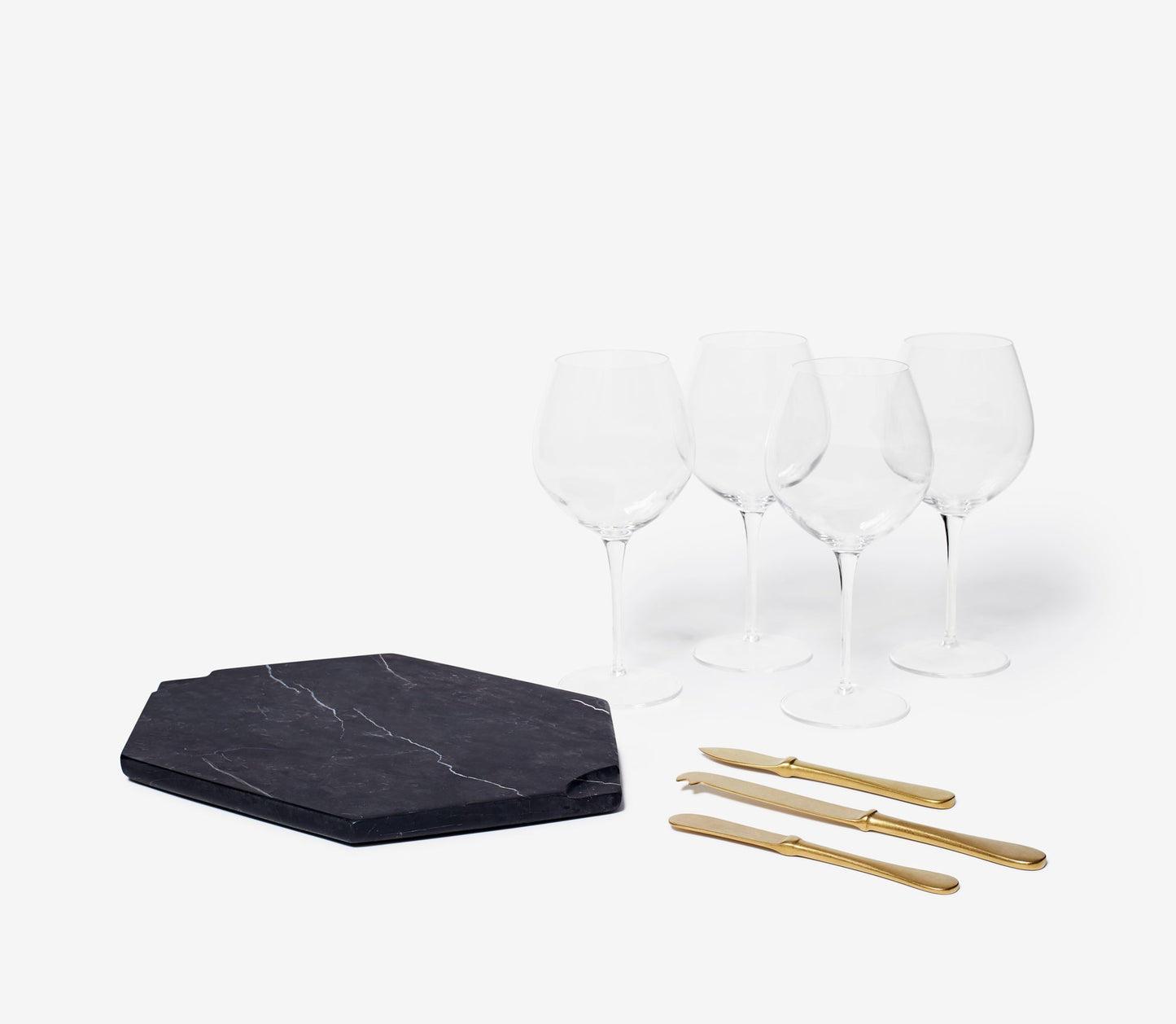 Marble Wine & Cheese Set