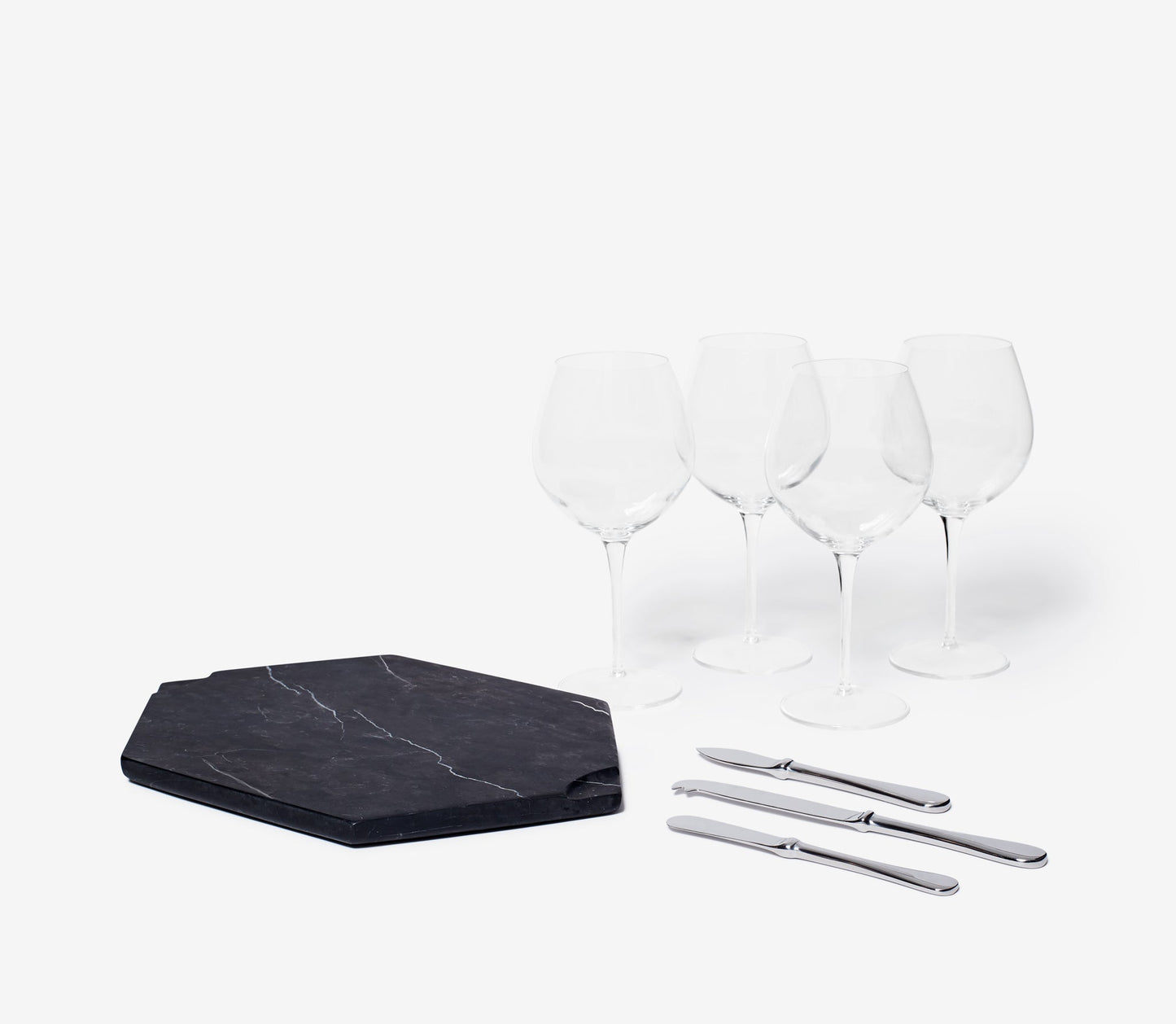 Marble Wine & Cheese Set
