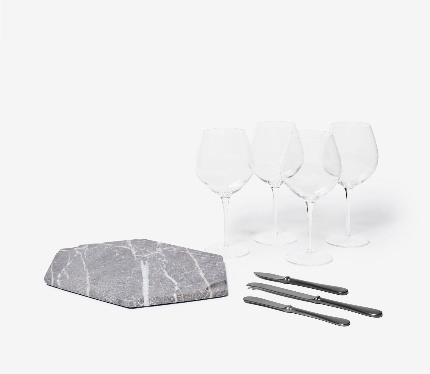 Marble Wine & Cheese Set