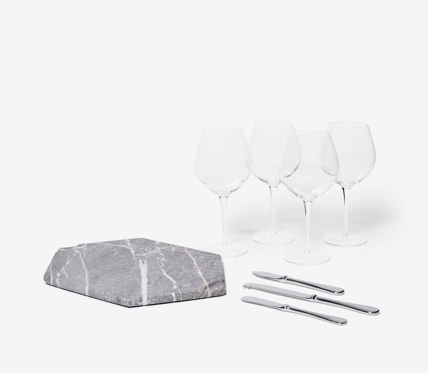 Marble Wine & Cheese Set