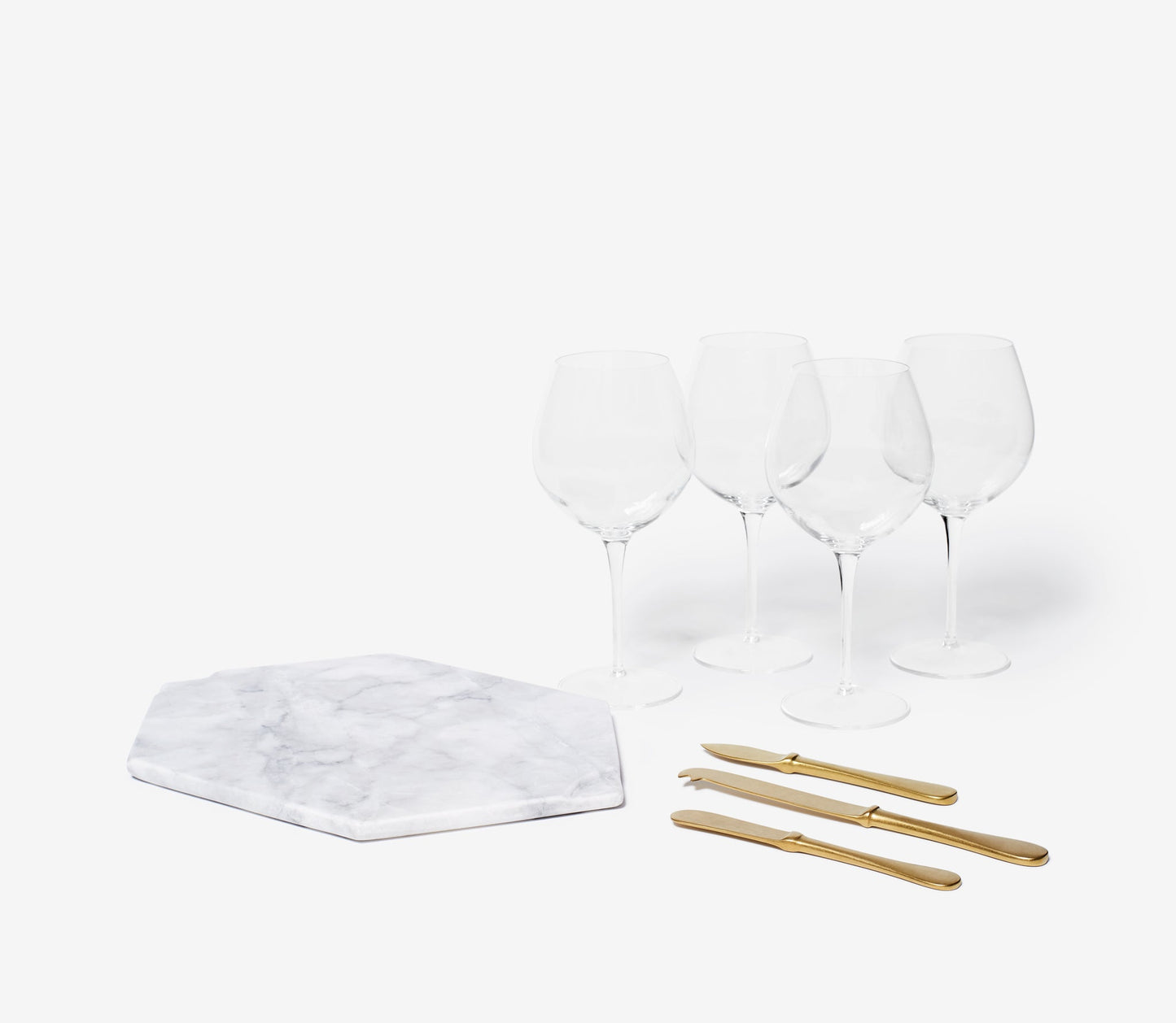 Marble Wine & Cheese Set