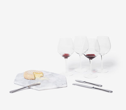 Marble Wine & Cheese Set